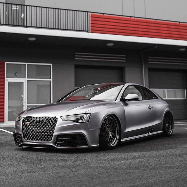 Charcoal Grey (ECH03) Vinyl Wrap on car