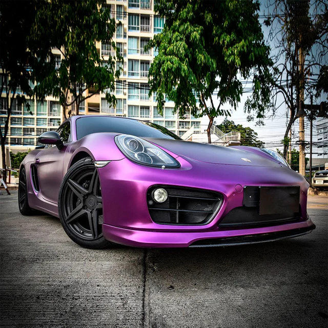 Concord Grape (VCH403-S) Vinyl Wrap on car
