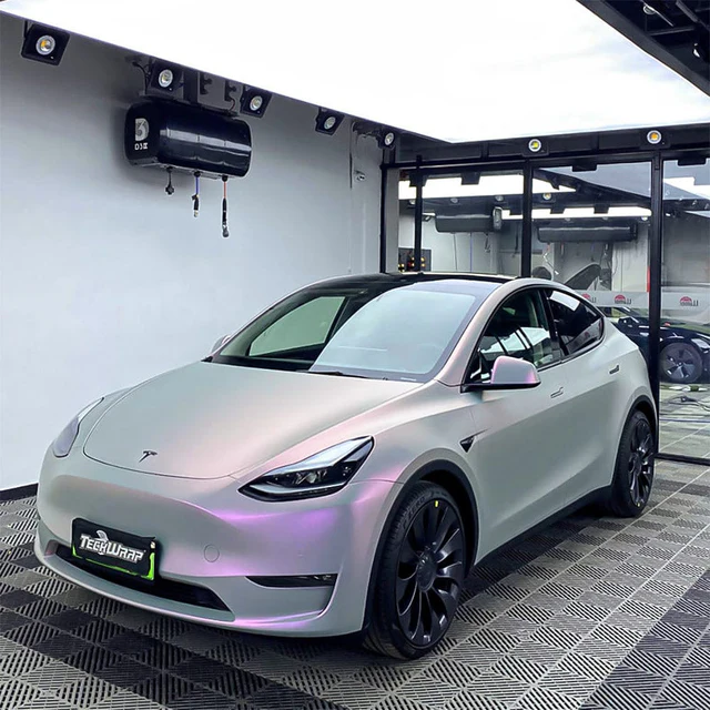 Matte Silver Sunset (DS03M) Vinyl Wrap - Image 2
