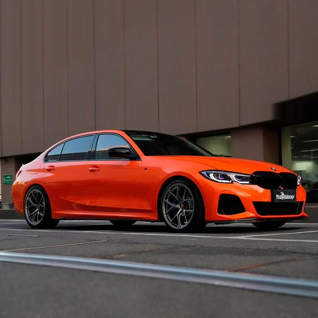 Tangerine Orange (CG40-HD) Vinyl Wrap - Image 2