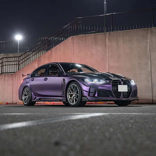 Venetian Violet (SMT03) Vinyl Wrap on car